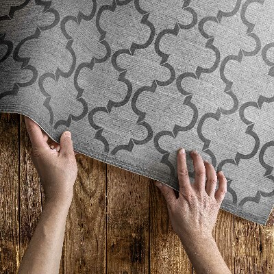 Tapis vinyle d’extérieur Tissu imitation motif oriental