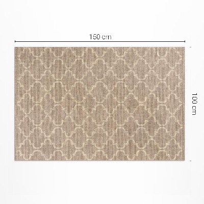 Tapis vinyle d’extérieur Motif marocain, tissu imitation élégant