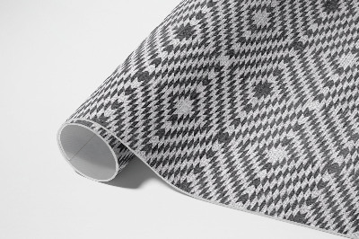 Tapis vinyle d’extérieur Tissu imitation motif géométrique turc