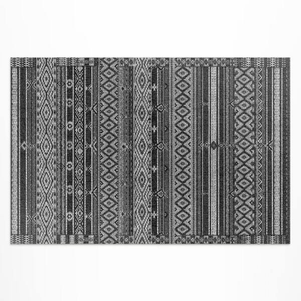 Tapis vinyle d’extérieur Tissu imitation petits losanges