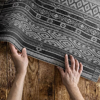 Tapis vinyle d’extérieur Tissu imitation petits losanges