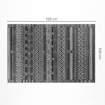 Tapis vinyle d’extérieur Tissu imitation petits losanges