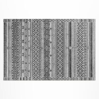 Tapis vinyle d’extérieur Tissu imitation losange géométrique