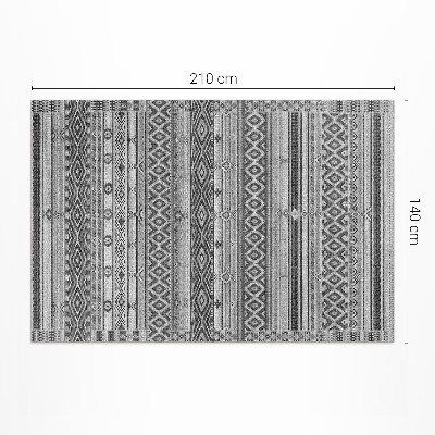 Tapis vinyle d’extérieur Tissu imitation losange géométrique