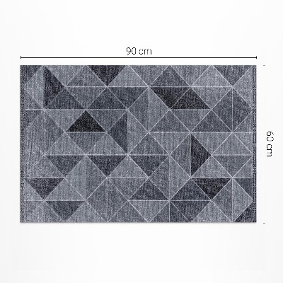 Tapis vinyle d’extérieur Tissu imitation abstraction géométrique