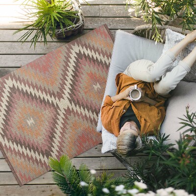 Tapis vinyle d’extérieur Tissu décoratif imitation motif turc