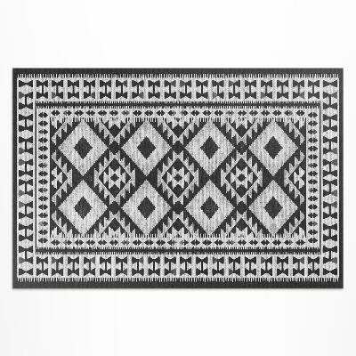Tapis vinyle d’extérieur Tissu imitation motif rétro vintage
