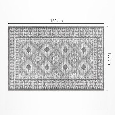 Tapis vinyle d’extérieur Motif décoratif classique, imitation tissu