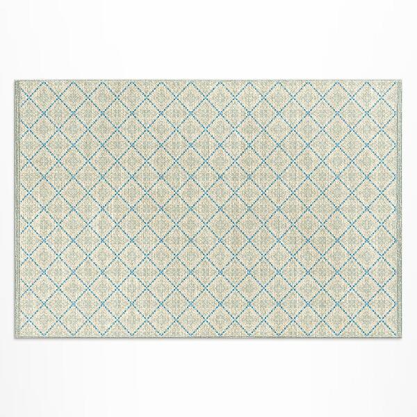 Tapis vinyle d’extérieur Tissu imitation lignes géométriques