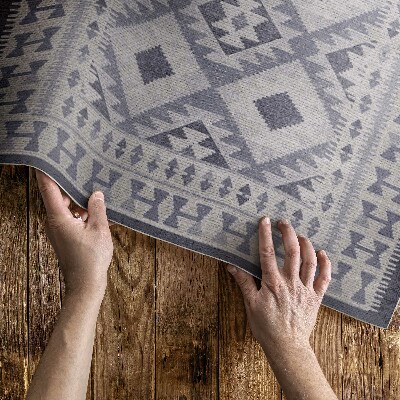 Tapis vinyle d’extérieur Tissu imitation style rétro vintage