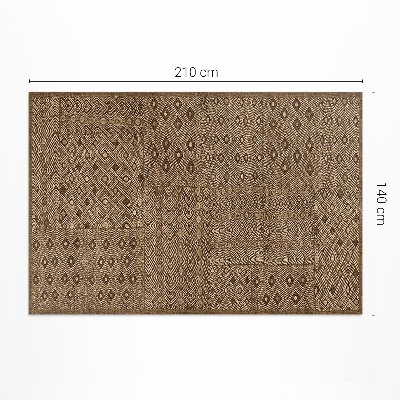 Tapis vinyle d’extérieur Tissu imitation motif tribal