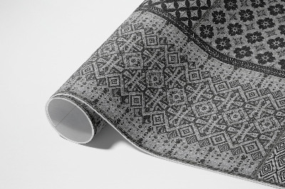 Tapis vinyle d’extérieur Tissu à motifs imitation style aztèque
