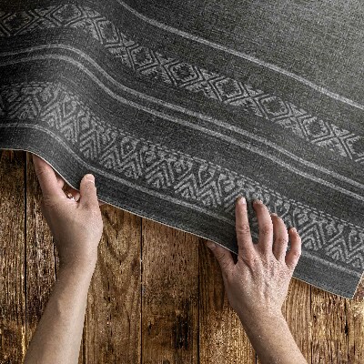 Tapis vinyle d’extérieur Tissu imitation motif africain