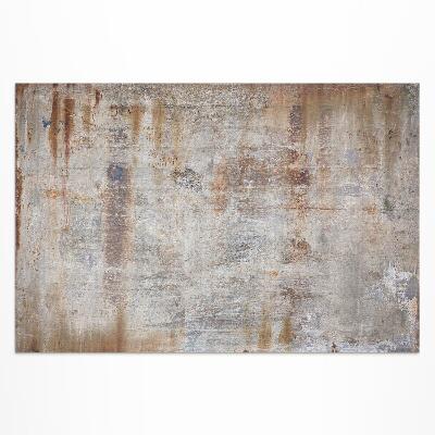 Tapis vinyle d’extérieur Métal rouillé de style industriel