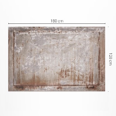 Tapis vinyle d’extérieur Tôle rouillée de style industriel