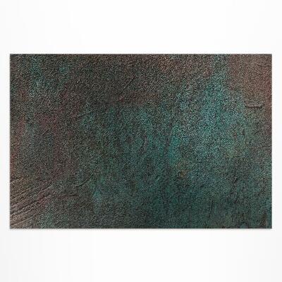 Tapis vinyle d’extérieur Style industriel en béton vert et marron