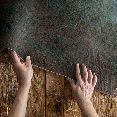 Tapis vinyle d’extérieur Style industriel en béton vert et marron