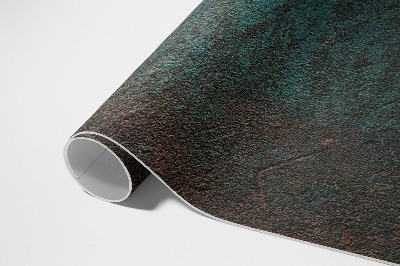Tapis vinyle d’extérieur Style industriel en béton vert et marron