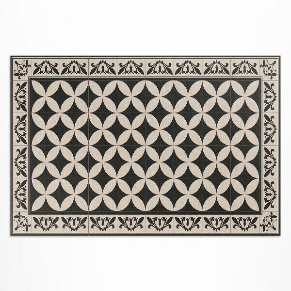 Tapis vinyle d’extérieur Carreaux espagnols élégants en mosaïque