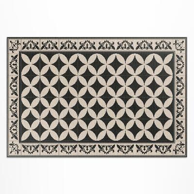 Tapis vinyle d’extérieur Carreaux espagnols élégants en mosaïque