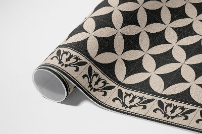 Tapis vinyle d’extérieur Carreaux espagnols élégants en mosaïque