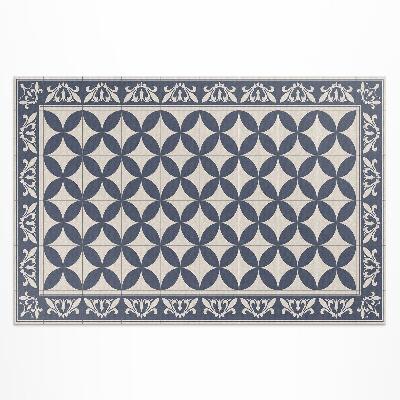 Tapis vinyle d’extérieur Motif azulejos élégant en mosaïque