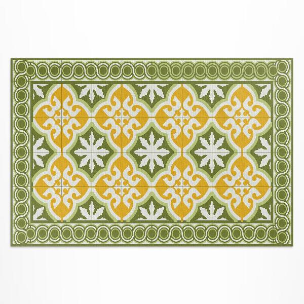 Tapis vinyle d’extérieur Carreaux classiques, mosaïque lumineuse