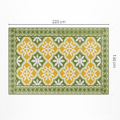 Tapis vinyle d’extérieur Carreaux classiques, mosaïque lumineuse