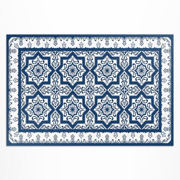 Tapis vinyle d’extérieur Carreaux décorés de style portugais
