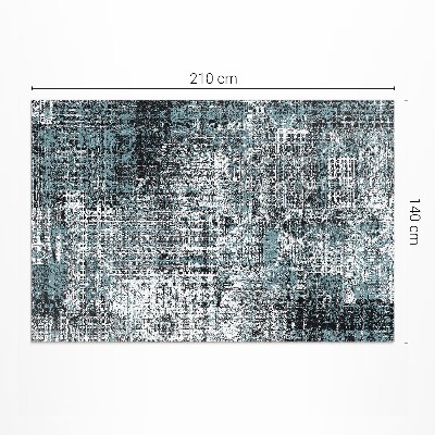 Tapis vinyle d’extérieur Motif de tissu rétro vieilli