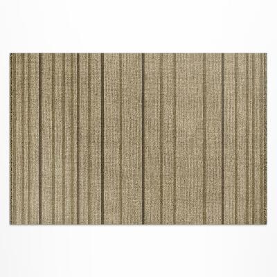 Tapis vinyle d’extérieur Rayures sur tissu, style bohème vintage