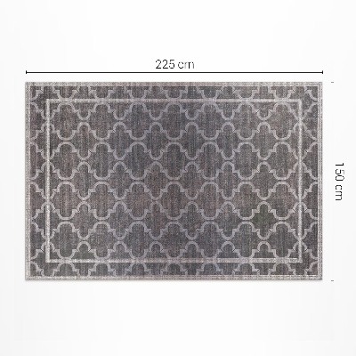 Tapis vinyle d’extérieur Tissu imitation style marocain