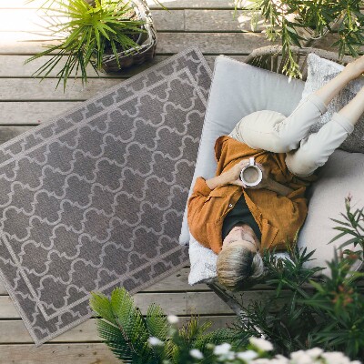 Tapis vinyle d’extérieur Tissu imitation style marocain