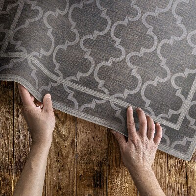 Tapis vinyle d’extérieur Tissu imitation style marocain