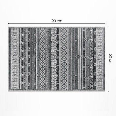 Tapis vinyle d’extérieur Tissu imitation motif texturé
