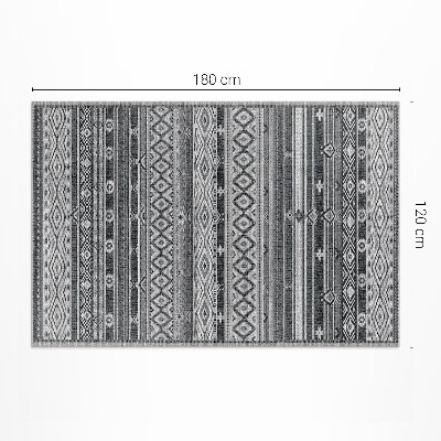 Tapis vinyle d’extérieur Tissu imitation motif texturé