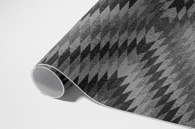 Tapis vinyle d’extérieur Tissu imitation parallélogrammes foncés