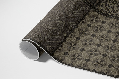 Tapis vinyle d’extérieur Combinaison de plusieurs motifs, tissu imitation