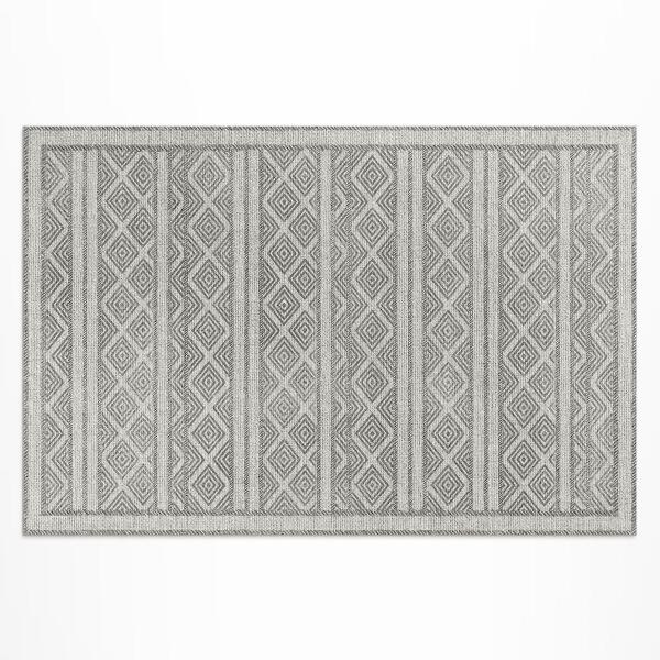 Tapis vinyle d’extérieur Beaux motifs décoratifs, imitation tissu