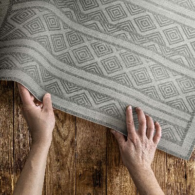 Tapis vinyle d’extérieur Beaux motifs décoratifs, imitation tissu