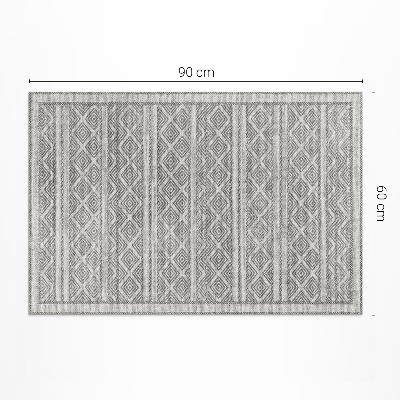 Tapis vinyle d’extérieur Beaux motifs décoratifs, imitation tissu