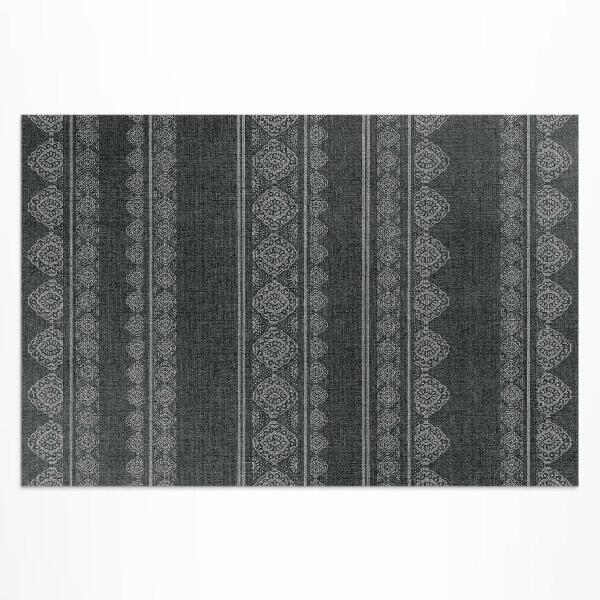 Tapis vinyle d’extérieur Tissu imitation motif oriental