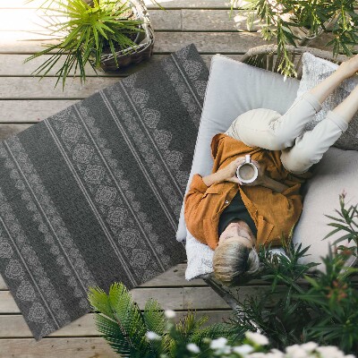 Tapis vinyle d’extérieur Tissu imitation motif oriental