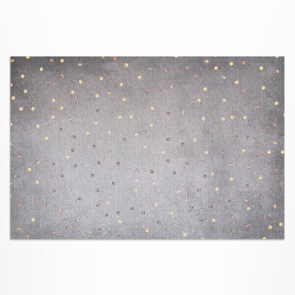 Tapis vinyle d’extérieur Points clairs et foncés sur une texture grise