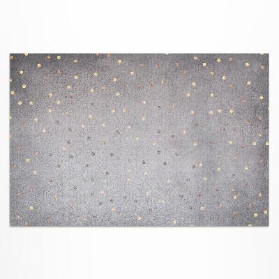 Tapis vinyle d’extérieur Points clairs et foncés sur une texture grise