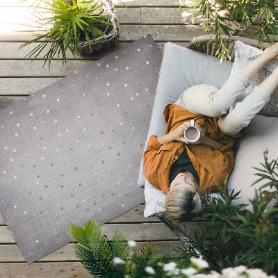 Tapis vinyle d’extérieur Points clairs et foncés sur une texture grise