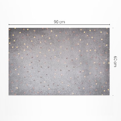 Tapis vinyle d’extérieur Points clairs et foncés sur une texture grise