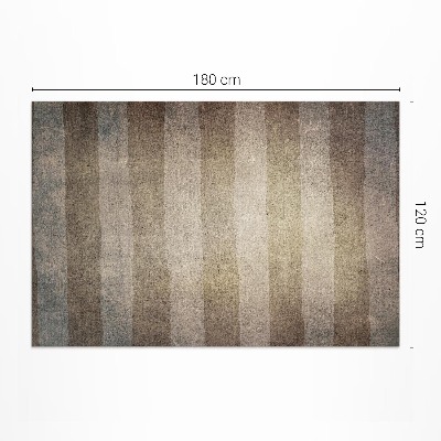 Tapis vinyle d’extérieur Rayures horizontales style rustique vintage