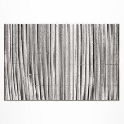 Tapis vinyle d’extérieur Tapis en bambou et bois, style bohème