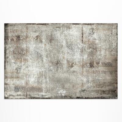Tapis vinyle d’extérieur Style industriel en métal rouillé